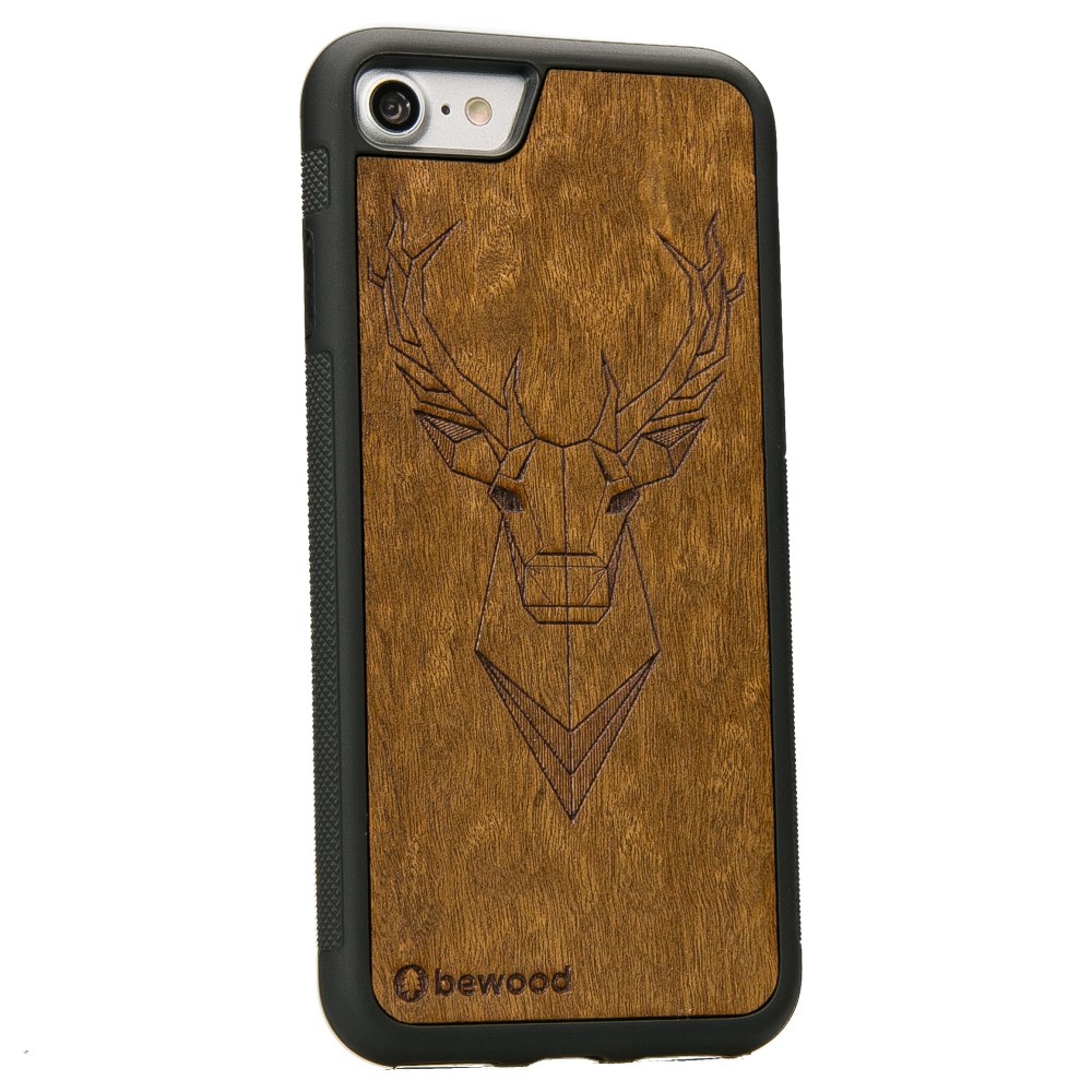 Apple iPhone 7/8 Deer Imbuia Wood Case
