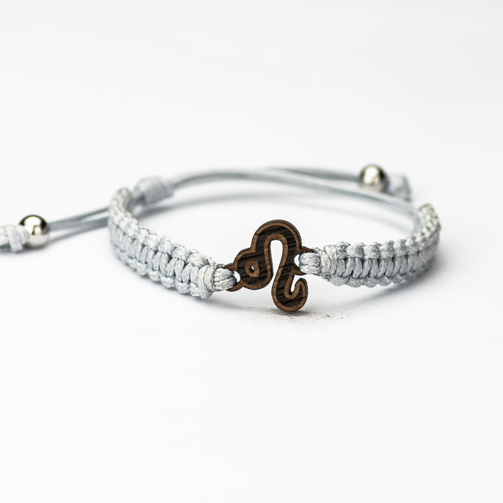 Leo Zodiac Wish String Bracelet With Lucky Charm | Gifts