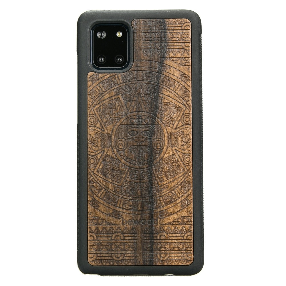 Samsung Galaxy Note 10 Lite Aztec Calendar Ziricote Wood Case