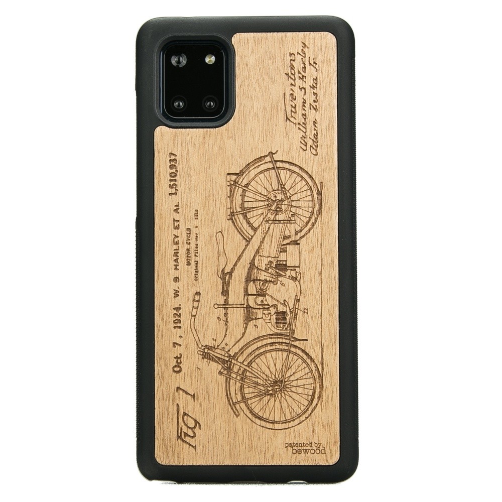Samsung Galaxy Note 10 Lite Harley Patent Anigre Wood Case