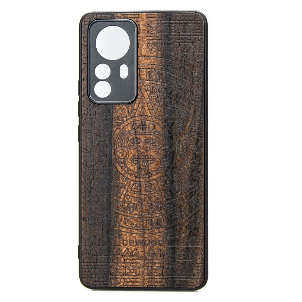 Xiaomi 12 / 12X Aztec Calendar Ziricote Wood Case