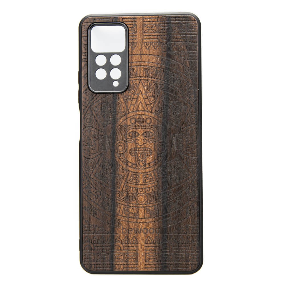 Xiaomi Redmi Note 11 Pro Aztec Calendar Ziricote Bewood Wood Case