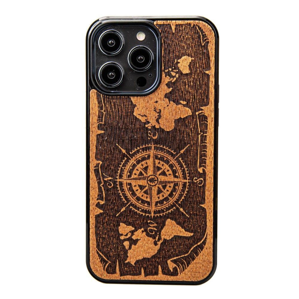 Apple iPhone 14 Pro Max Compass Merbau Bewood Wood Case