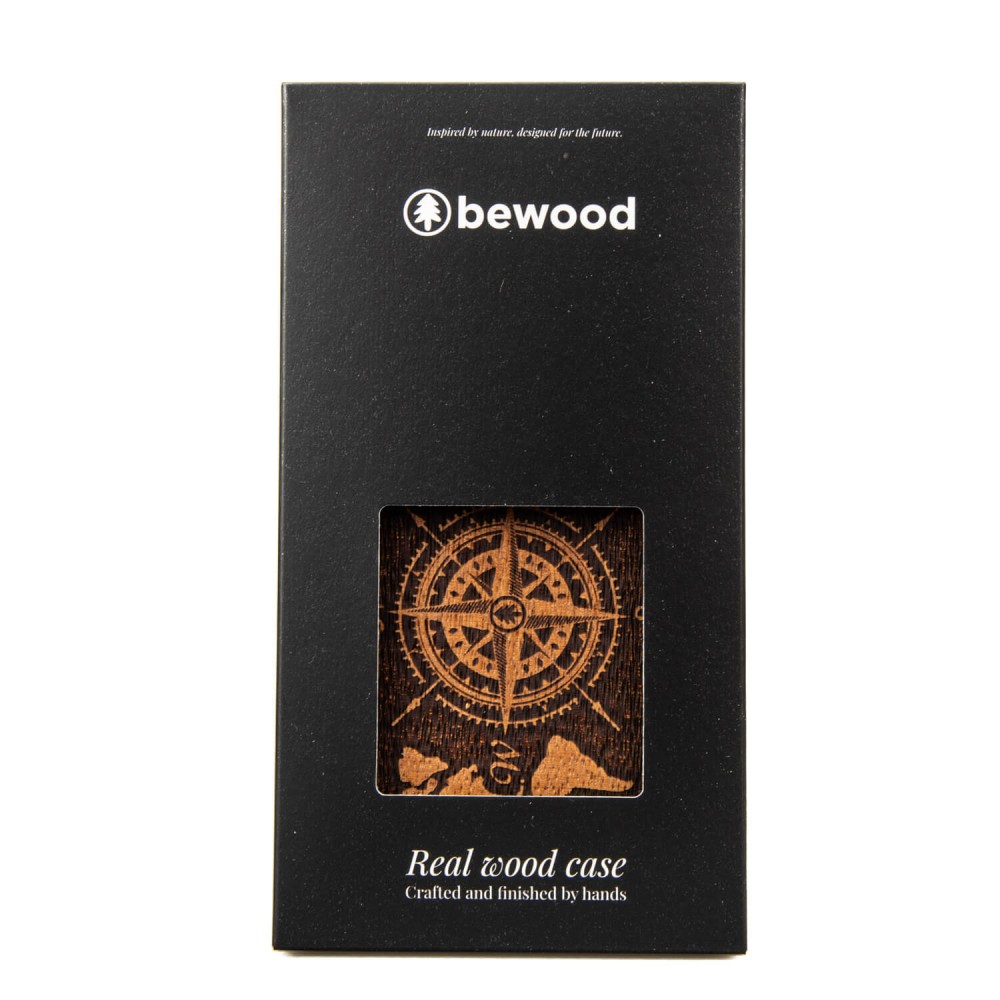 Apple iPhone 14 Plus Compass Merbau Bewood Wood Case