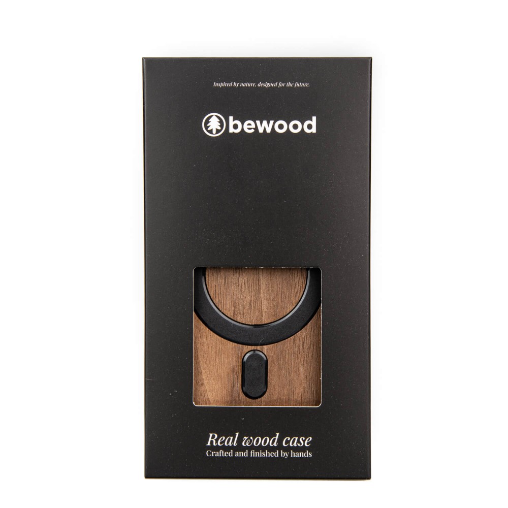 Apple Bewood iPhone 14 Plus American Walnut Bewood Wood Case Magsafe