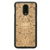 One Plus 6T Aztec Calendar Anigre Wood Case