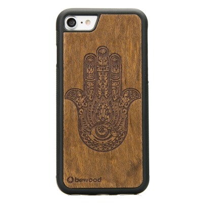 Apple iPhone 7/8 Hamsa Imbuia Wood Case