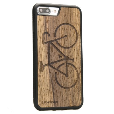 Apple iPhone 7 Plus / 8 Plus Bike Frake Wood Case