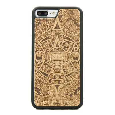 Apple iPhone 7 Plus / 8 Plus Aztec Calendar Anigre Wood Case