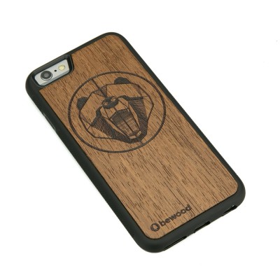 Apple iPhone 6 Plus / 6s Plus  Bear Merbau Wood Case