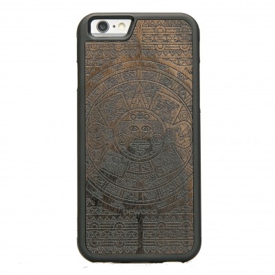 Apple iPhone 6 Plus / 6s Plus  Aztec Calendar Ziricote Wood Case