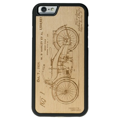 Apple iPhone 6 Plus / 6s Plus  Harley Patent Anigre Wood Case