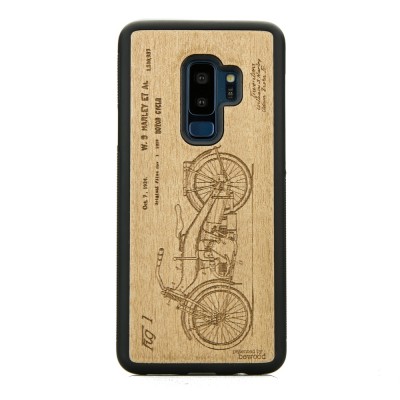 Samsung Galaxy S9+ Harley Patent Anigre Wood Case