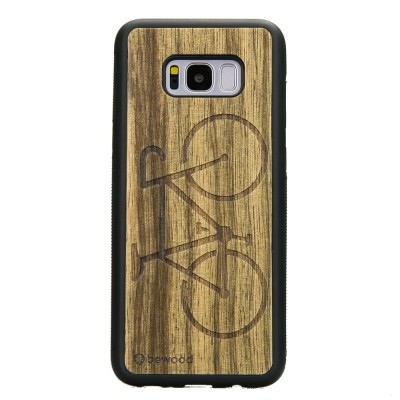 Samsung Galaxy S8+ Bike Frake Wood Case