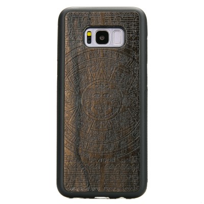 Samsung Galaxy S8+ Aztec Calendar Ziricote Wood Case