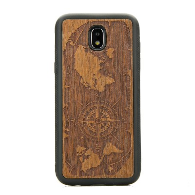 Samsung Galaxy J5 2017 Compass Merbau Wood Case