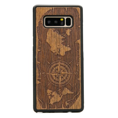 Samsung Galaxy Note 8 Compass Merbau Wood Case
