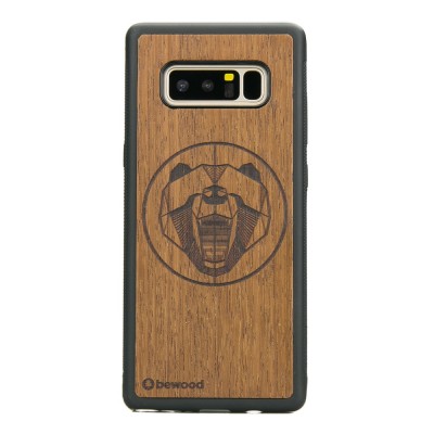 Samsung Galaxy Note 8 Bear Merbau Wood Case