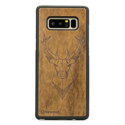 Samsung Galaxy Note 8 Deer Imbuia Wood Case