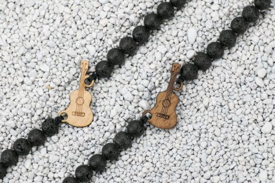 Wooden Bracelet Gitara Anigre Stone