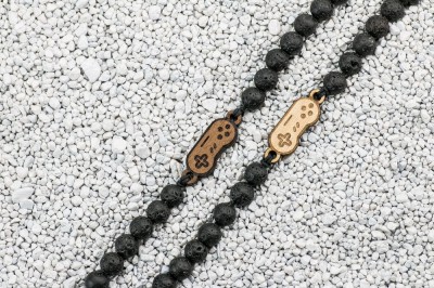 Wooden Bracelet Pad Merbau Stone