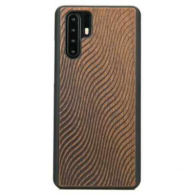 Huawei P30 Pro Waves Merbau Wood Case