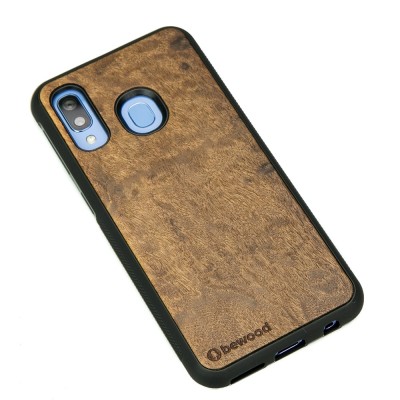 Samsung Galaxy A40 Imbuia Wood Case