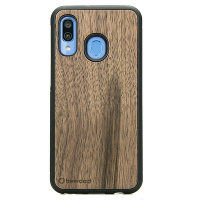 Samsung Galaxy A40 American Walnut Wood Case