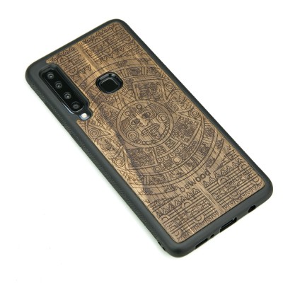 Samsung Galaxy A9 2018 Aztec Calendar Frake Wood Case