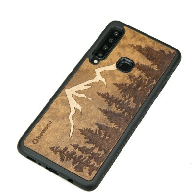 Samsung Galaxy A9 2018 Mountains Imbuia Wood Case