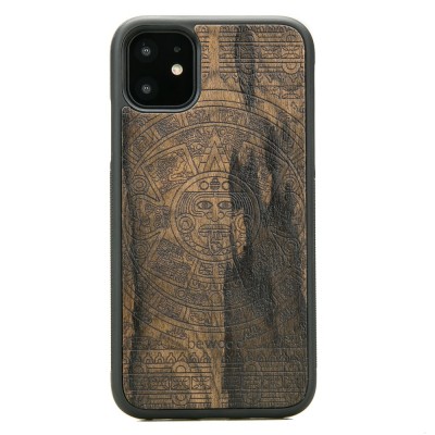 iPhone 11 Aztec Calendar Ziricote Wood Case