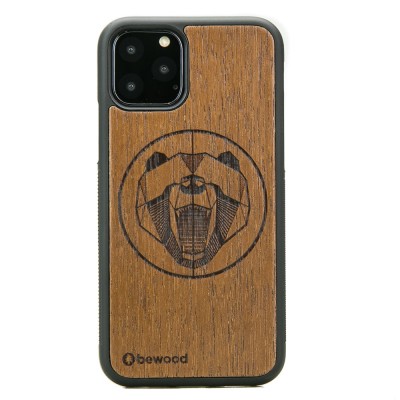 iPhone 11 PRO Bear Marbau Wood Case