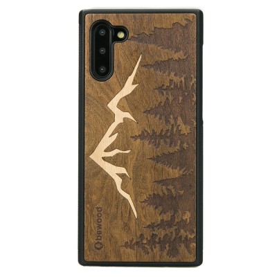 Samsung Galaxy Note 10 Mountains Imbuia Wood Case