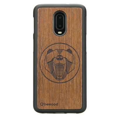 One Plus 6T Bear Marbau Wood Case