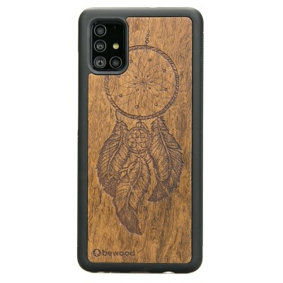 Samsung Galaxy A51 Dreamcatcher Imbuia Wood Case