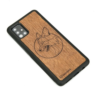 Samsung Galaxy A51 Fox Merbau Wood Case