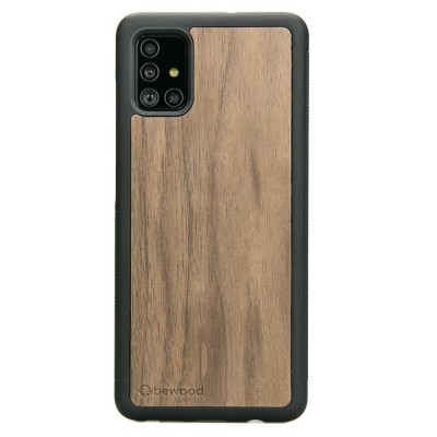 Samsung Galaxy A71 American Walnut Wood Case
