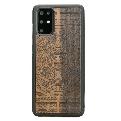 Samsung Galaxy S20 Plus Aztec Calendar Ziricote Wood Case