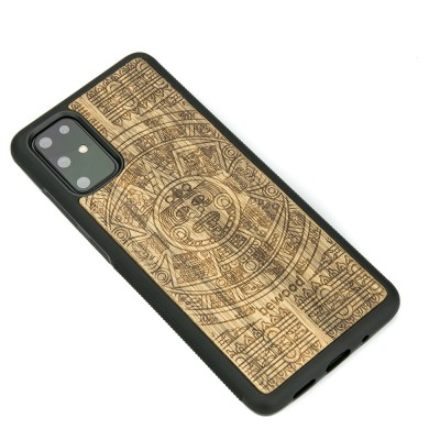 Samsung Galaxy S20 Plus Aztec Calendar Frake Wood Case