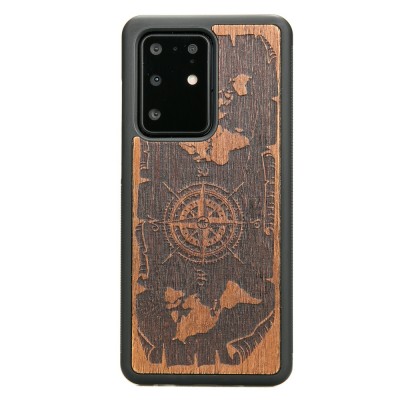 Samsung Galaxy S20 Ultra Compass Merbau Wood Case