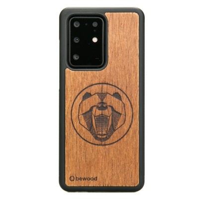 Samsung Galaxy S20 Ultra Bear Merbau Wood Case