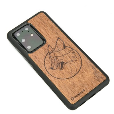 Samsung Galaxy S20 Ultra Fox Merbau Wood Case