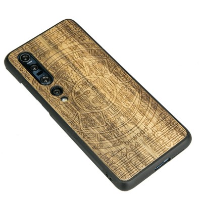 Xiaomi Mi 10 Aztec Calendar Frake Wood Case