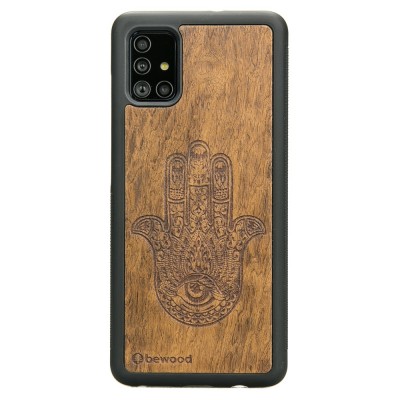 Samsung Galaxy S10 Lite Hamsa Imbuia Wood Case