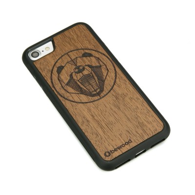 Apple iPhone SE 2020 Bear Merbau Wood Case