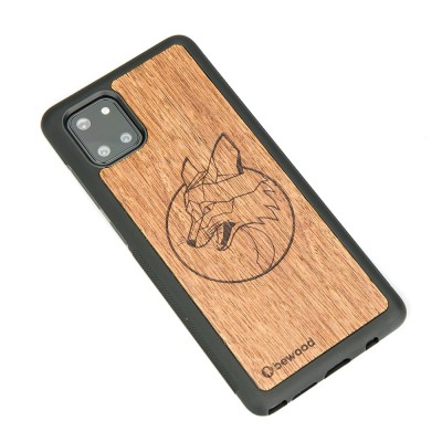 Samsung Galaxy Note 10 Lite Fox Merbau Wood Case