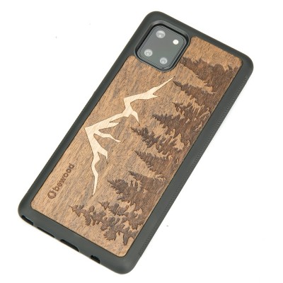 Samsung Galaxy Note 10 Lite Mountains Imbuia Wood Case