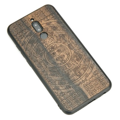 Xiaomi Redmi 8 Aztec Calendar Ziricote Wood Case