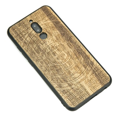 Xiaomi Redmi 8 Aztec Calendar Frake Wood Case