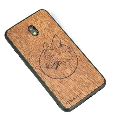 Xiaomi Redmi 8A Fox Merbau Wood Case